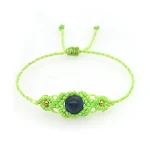 Pulseira vintage em corda de cera com estilo étnico. Um acessório charmoso e estiloso para complementar seu visual com elegância e personalidade. — foto 42