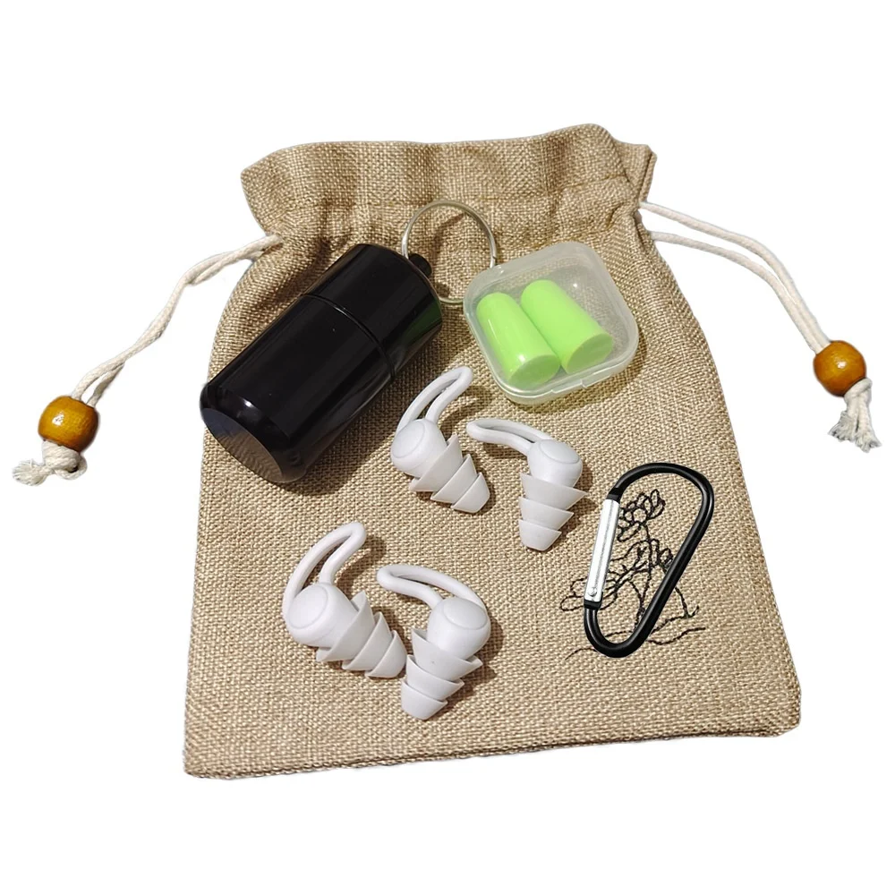 Noise-reduction Ear Plugs Aluminum Box Nano Silicone Soundproof Earplugs Sleep Soundproof Waterproof Earplug for peacefu — photo 14