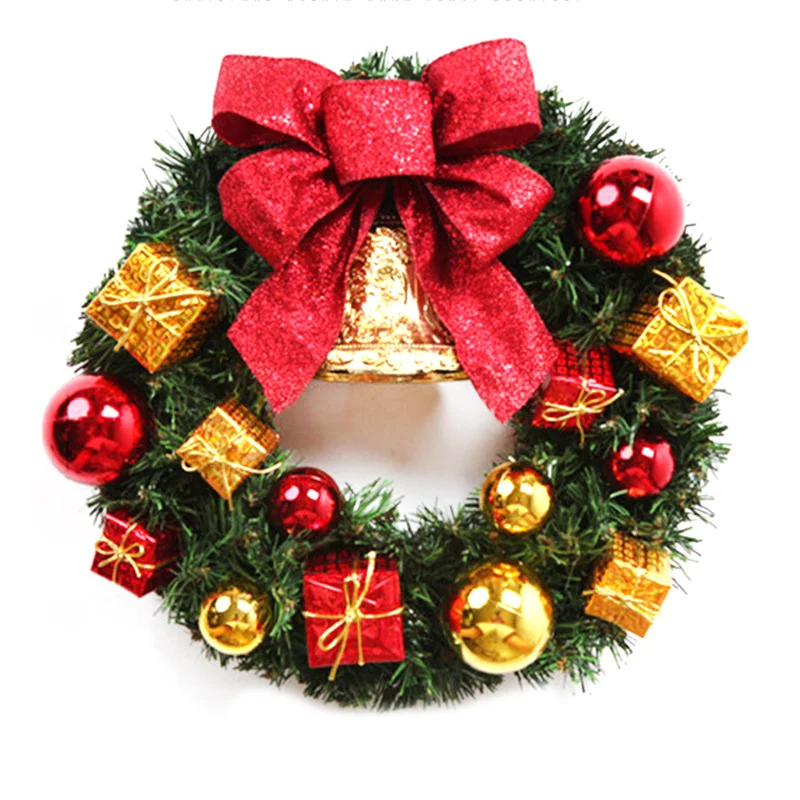Title 1, Creative Christmas Door Wreath Artificial Garla...