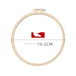 Imitation bamboo embroidery st
