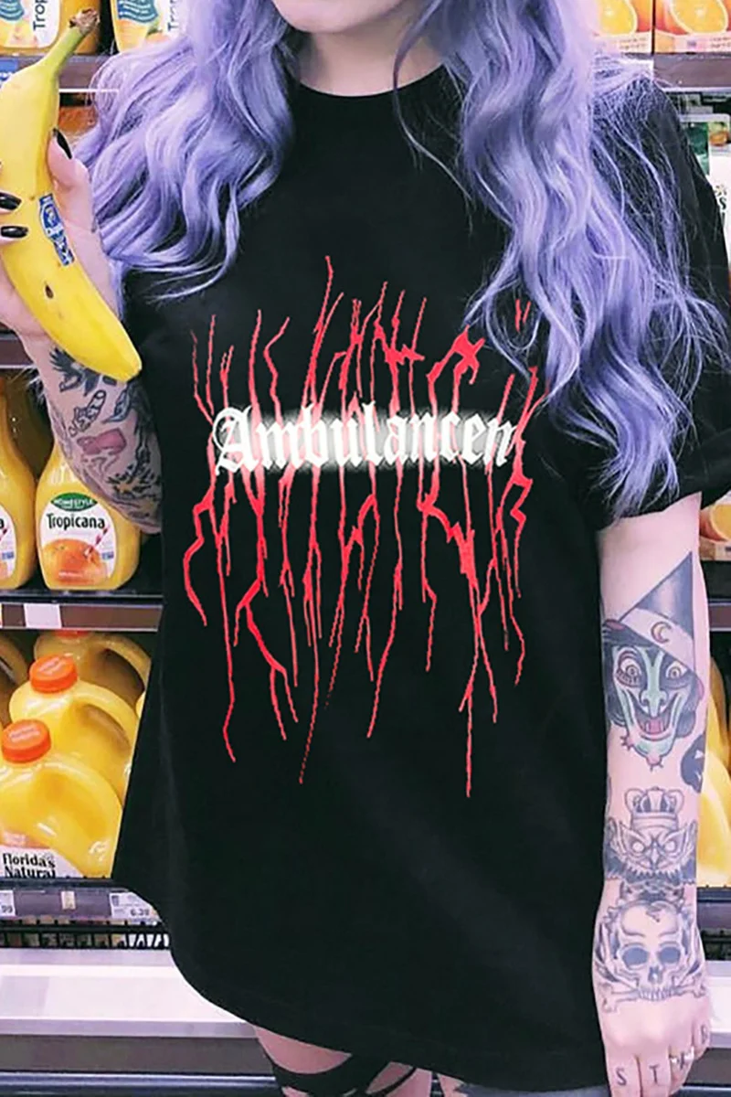 Reflective letter crew neck loose T-shirt, designed for style and safety. Provides enhanced visibility at night, perfect — photo 18