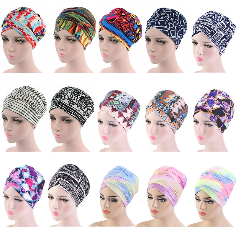 New Elastic Cotton Scarf Long Tail Wrap Tam-o'-shanter. Comfortable, versatile head and neck wear for stylish looks and — photo 8