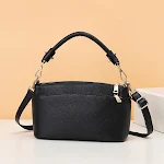 Bolsa feminina de couro com alça de ombro e estilo mensageiro, design elegante e moderno, perfeita para diversas ocasiões e looks. — foto 15