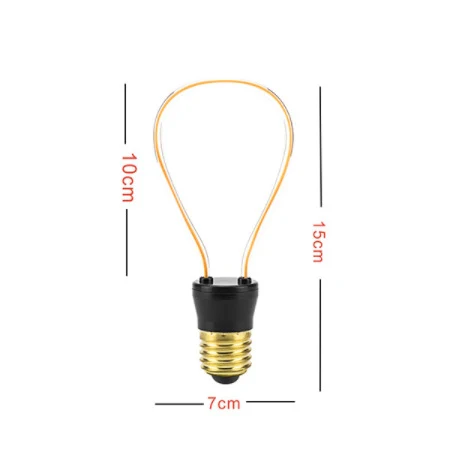 Title 10, Romantic Special-Shaped Color Bulb E27 Large Sc...