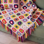 Forest tassel blanket hand crochet flower garden tablecloth, creating a cozy and elegant ambiance for your meals and gat — photo 5