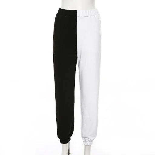 Title 5, High waist stitching casual pants for ultimate ...