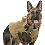 Outdoor Tactical Elastic Leash Harness Set for Dogs, durable and adjustable, providing control and comfort during advent — photo 7