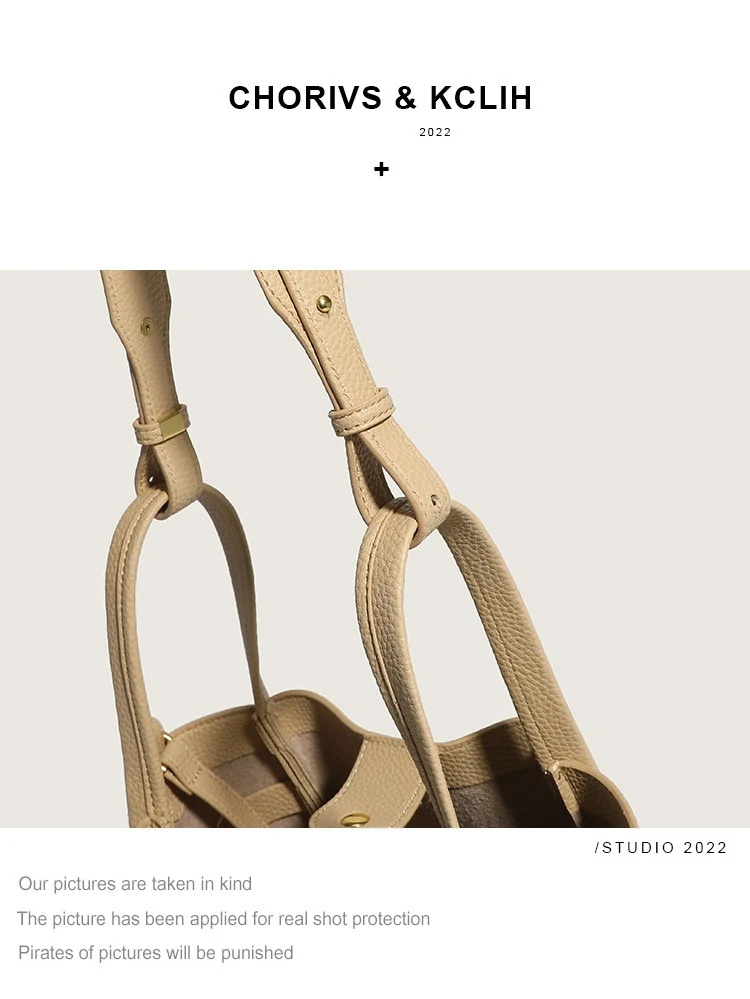 Bolsa Balde de Cor Sólida, Superfície Macia, Design Especial e Versátil, Combina com Tudo, Perfeita para o Dia a Dia. — foto 18