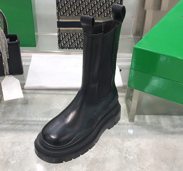 Title 6, Nieuwe dikzool leren Martin boots dames lente e...