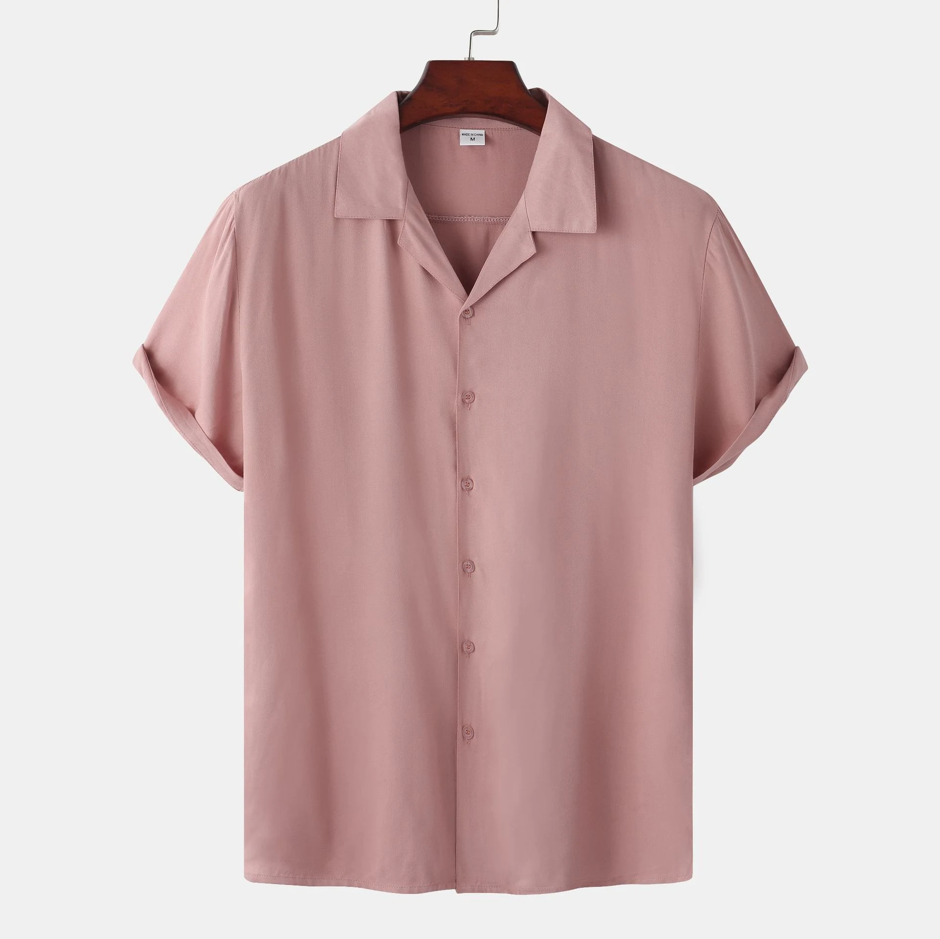 Camisa masculina nova primavera verão estilo casual street fashion, confortável e respirável, ideal para o dia a dia. — foto 19