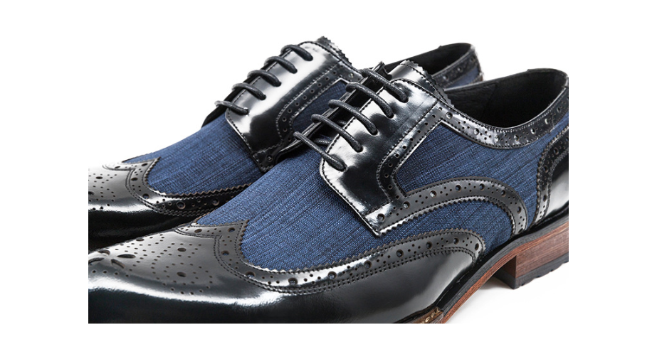 Title 6, Fashion Color Matching Mens Business Casual Sh...
