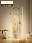Premium floor-standing vertical hanger for elegant clothes. Provides easy organization and hanging of garments, perfect — photo 4