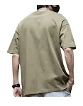 Men's Summer Loose Plus Size Pocket Printed Top T-shirt with Short Sleeves, comfortable and breathable for warm weather. — photo 3