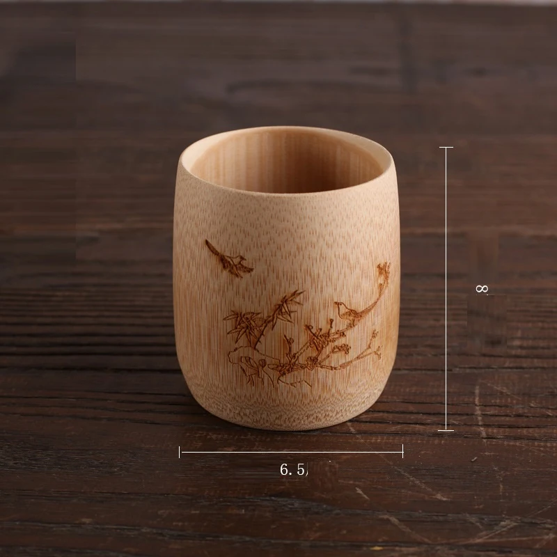Creative Simple Bamboo Charcoal Beer Cup for enjoying cold beverages. Eco-friendly, stylish and ideal for daily use, enh — photo 5