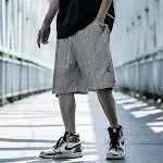 Men's Loose Hip Hop Shorts Tide Brand Straight Leg Five-point Pants Trendy Summer Wear Comfortable Fit — photo 1