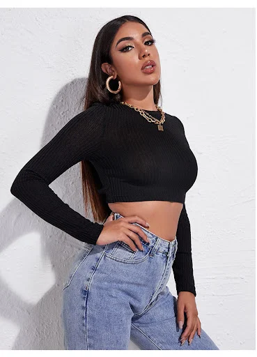 Title 5, Womens Sexy Back Lace-up Halter T Shirt Top