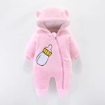 Body de bebê para meninos espesso e quente, ideal para manter seu pequeno aquecido e confortável durante o inverno. — foto 1
