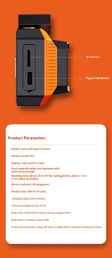 Title 1, Student CCD Digital Camera HD Retro Capture cri...