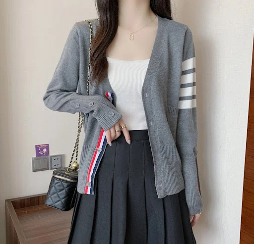Title 5, Manteau pull ample et polyvalent de style unive...