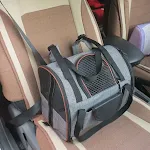 Cesta Assento Carro Pet Dobrável Multifuncional para Cães e Gatos, Bolsa de Transporte para Viagem, Conforto e Segurança — foto 7