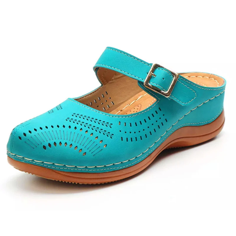 Title 5, Vintage wedge heel slippers for ultimate comfor...
