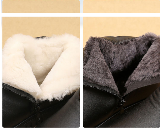 Title 4, Warm Middle-aged Non-slip Cotton Shoes For The ...
