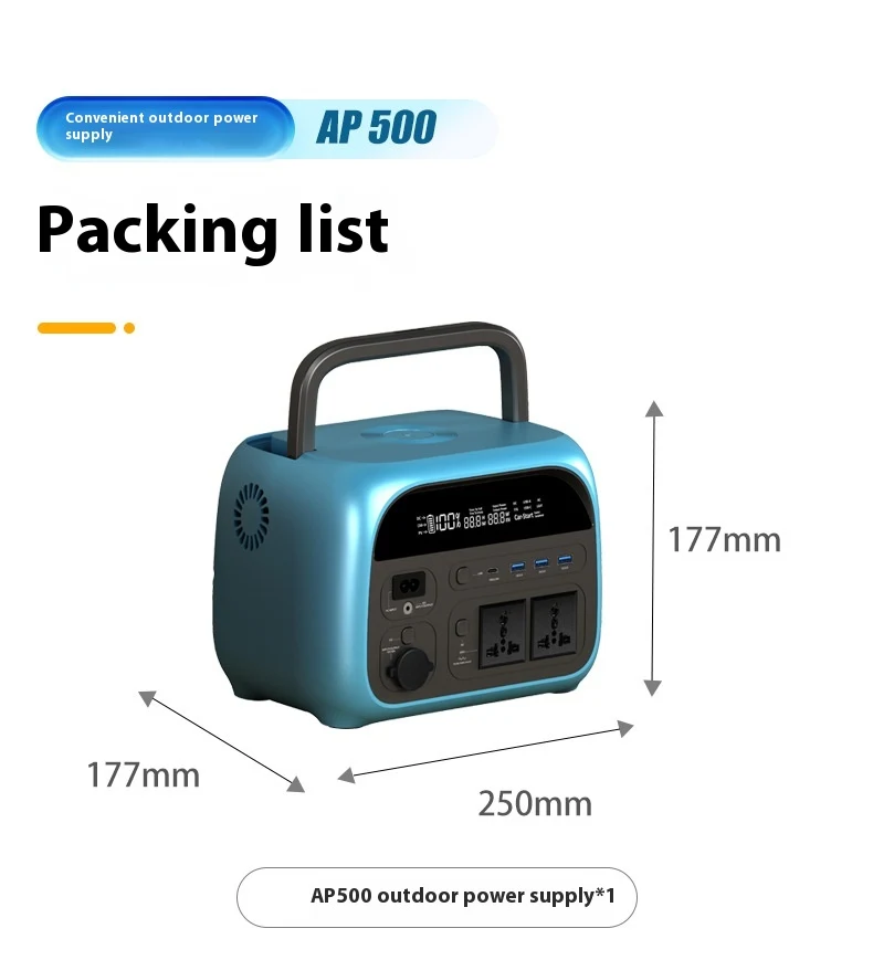 Title 2, Bateria portátil 400W para uso externo, perfeit...