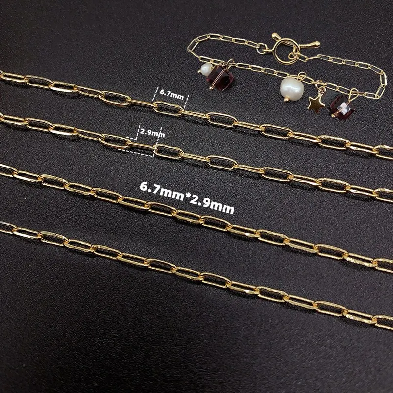Title 4, Colar pulseira corrente DIY ouro 14k artesanal ...