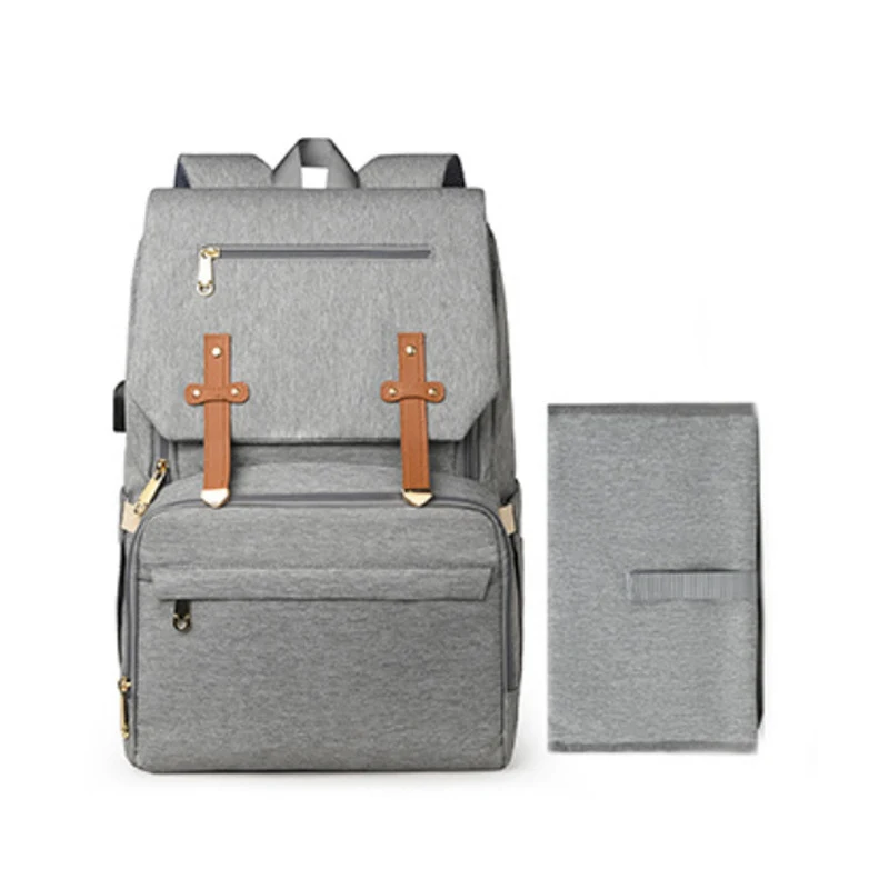 Bolsa de maternidade multifuncional, leve e com grande capacidade de armazenamento. Perfeita para levar tudo o que seu bebê precisa! — foto 8