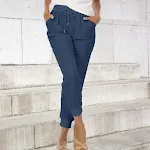 Calças jogger femininas Bloomers. Simples e casuais para o dia a dia. Conforto e estilo em uma peça só. Perfeitas para relaxar. — foto 4