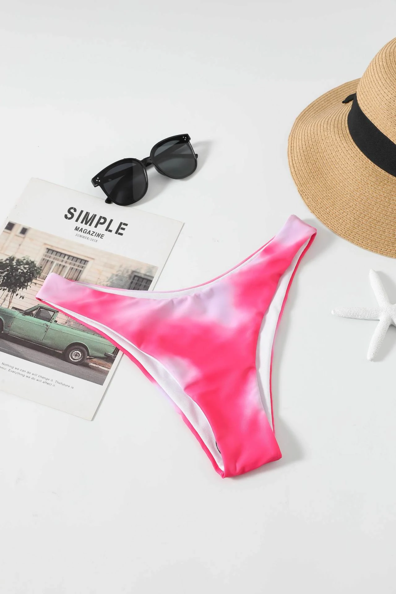 Title 12, 3pcs Tie Dye Print Bikini with Short Skirt, Sex...
