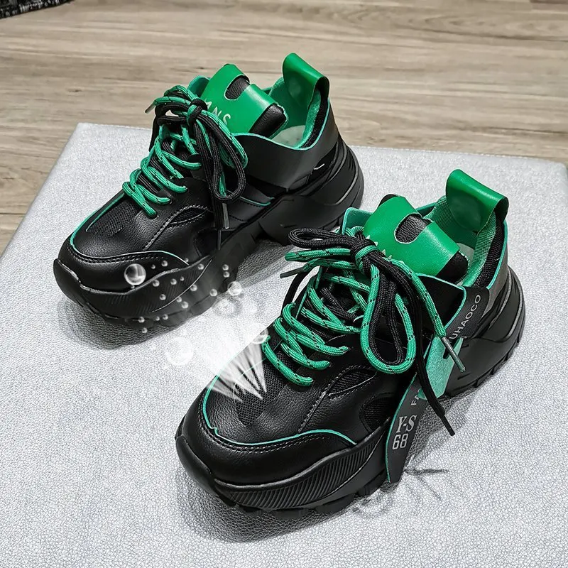 Leather Horsehair Colorful Increased Daddy Shoes provide superior comfort and bold style, perfect for everyday wear and — photo 1