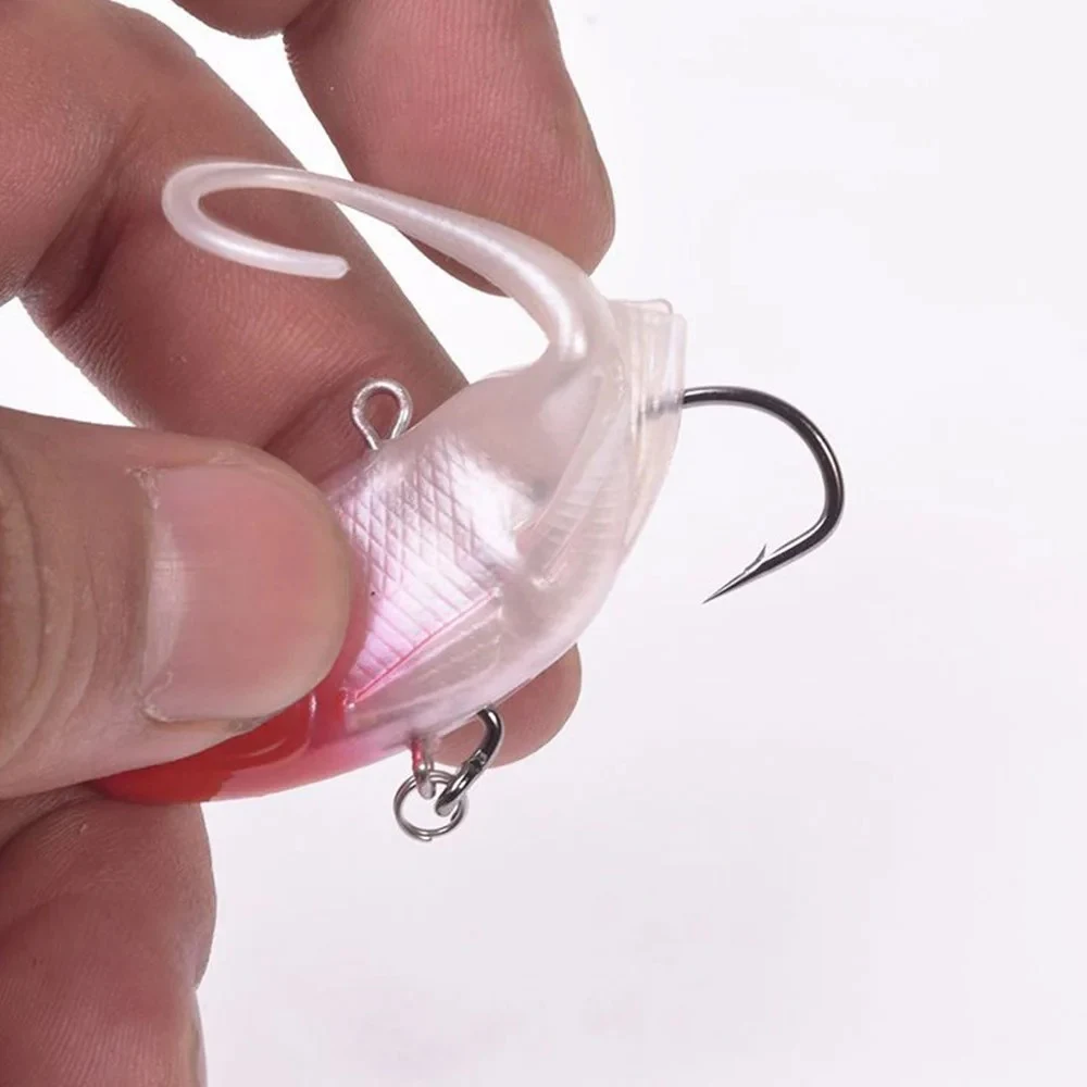 Title 3, Metal Wire Head Silicone Soft Bait for Enhanced...