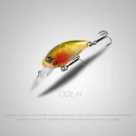 Isca Lure 32mm Mini Fatty Atraente para Pesca, Design Compacto e Eficaz para Capturar Peixes, Ideal para Diversas Modalidades — foto 8