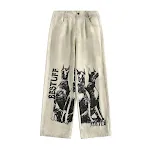 Doberman Pinscher Printed Trousers Men's Hip Hop Loose Fit, Comfortable and Stylish Streetwear for a Unique and Trendy U — photo 13