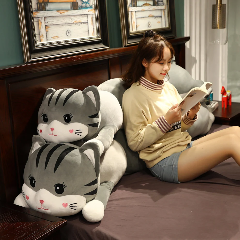 Cute plush toy bed sleeping long pillow, soft and comfy. Perfect for hugging and getting a good night's sleep. A must-ha — photo 1