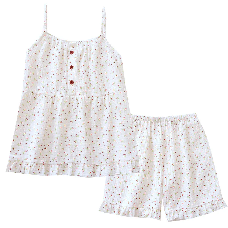 Conjunto de Camisola com Suspender para Menina, Moda Fofa e Confortável, Perfeito para Noites Agradáveis e Sonhos Doces, Design Encantador e Delicado — foto 4