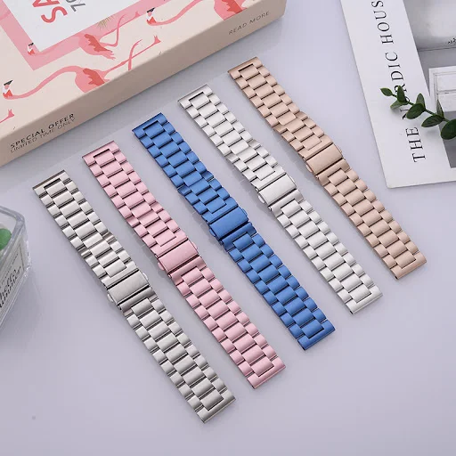 Title 4, Stainless Steel Strap Smartwatch – Elegant desi...