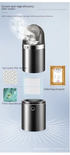 Title 3, Smart Smoke Handheld Ashtray Air Purifier Small...