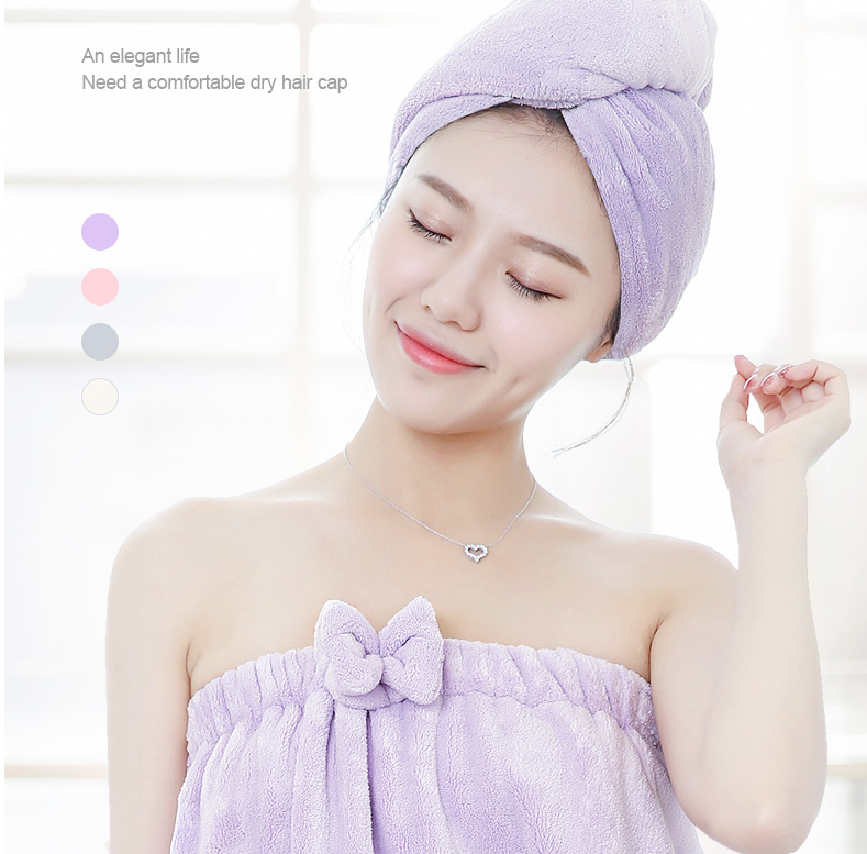 Title 3, Süßes Damen-Haarhandtuch-Turban für schnelles T...