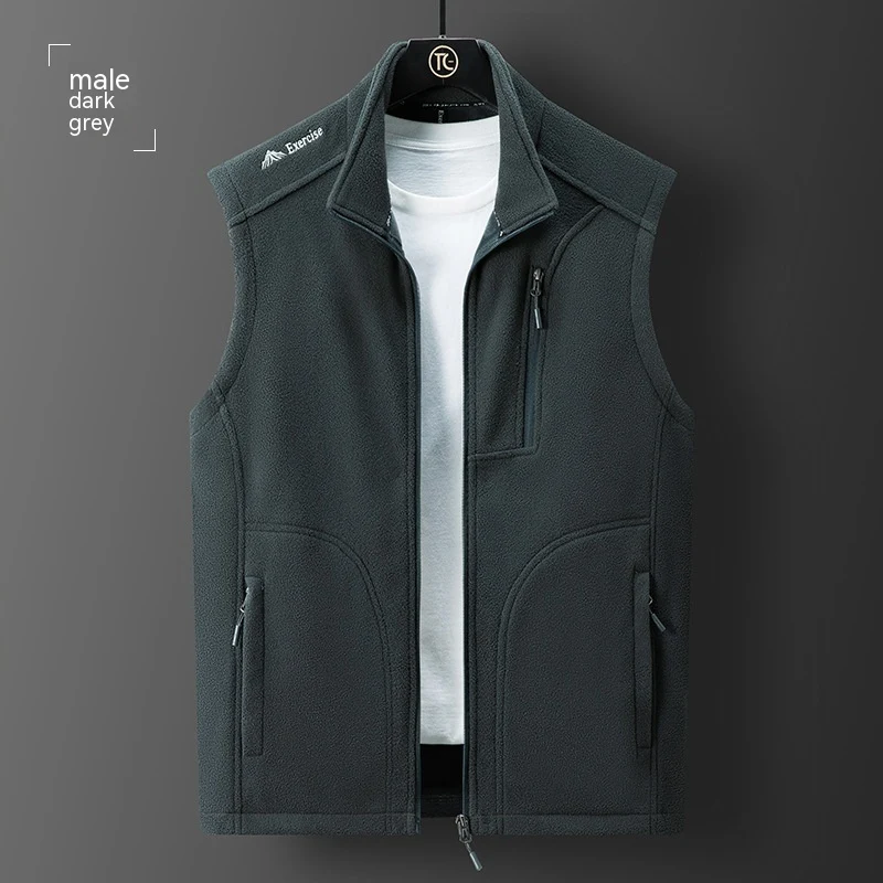 Fleece Loose Polar Fleece Vest Warm and Comfortable Ideal for Layering Lightweight and Versatile for Outdoor Activities — photo 9