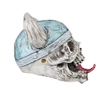 Máscara de Látex Viking Horror de Halloween Assuste a todos com esta máscara de viking feio perfeita para o Halloween e festas a fantasia. — foto 3