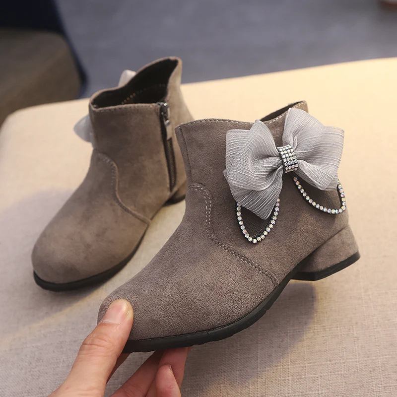 Plush Cotton Princess Shoes Boots for Girls Warm and comfortable boots perfect for play. Soft and adorable, these boots — photo 3