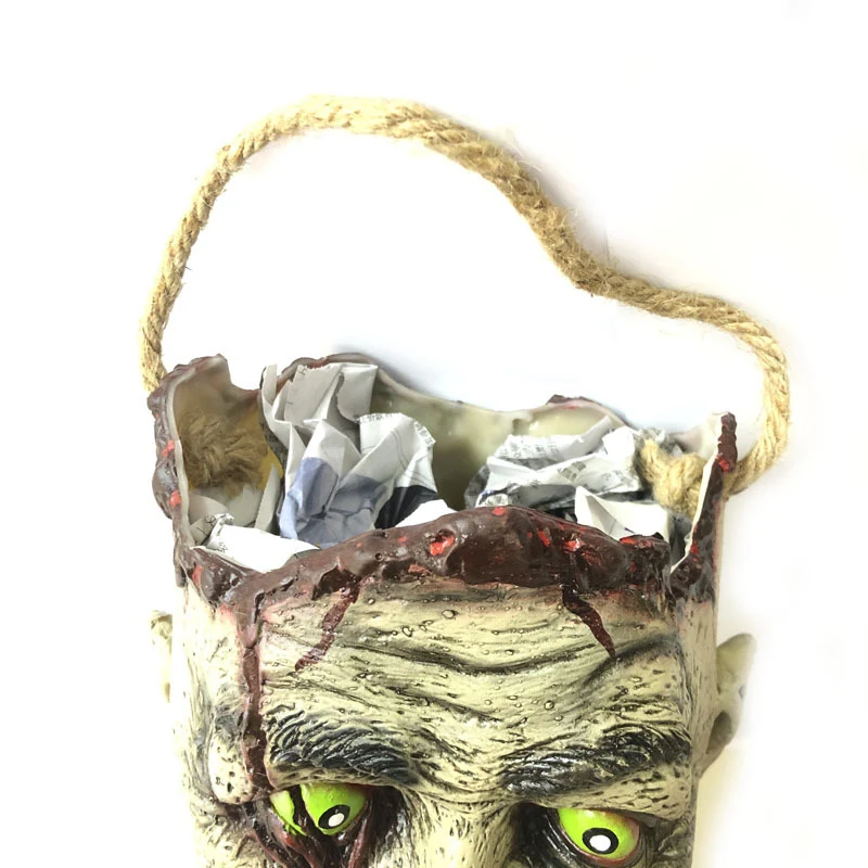 Bolsa tote de decoração de Halloween fashion. Ampla e resistente, perfeita para doces ou para decorar sua casa com estilo festivo. — foto 4