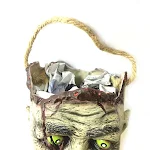 Bolsa tote de decoração de Halloween fashion. Ampla e resistente, perfeita para doces ou para decorar sua casa com estilo festivo. — foto 4