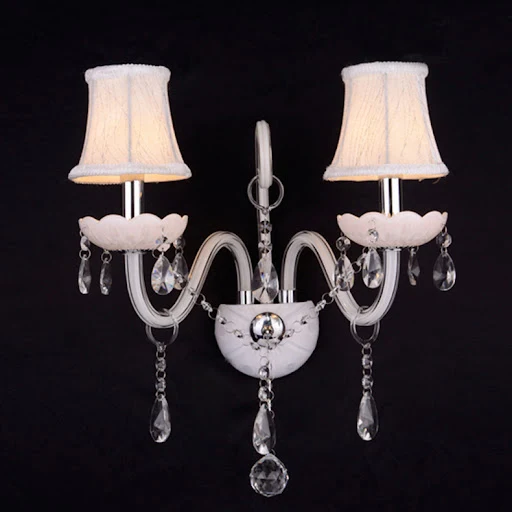 Title 5, European Crystal Wall Lamp for Living Room Dini...