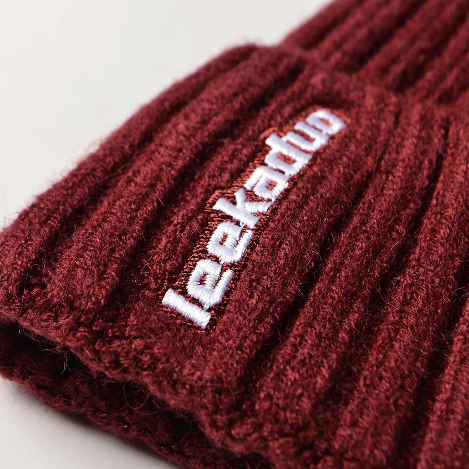 Title 8, Embroidered Flanging Dome Hat Outdoor Wool Knit...