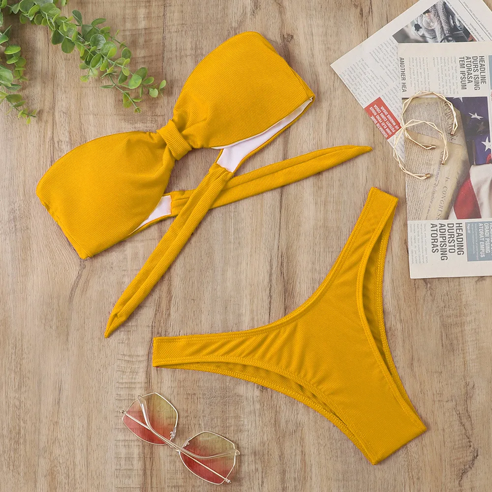 European and American women's separated swimwear. Find the perfect bikini or tankini for sunbathing, swimming, and styli — photo 1