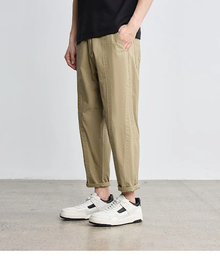 Title 16, Pantaloni Casual Uomo in Puro Cotone, Struttura...