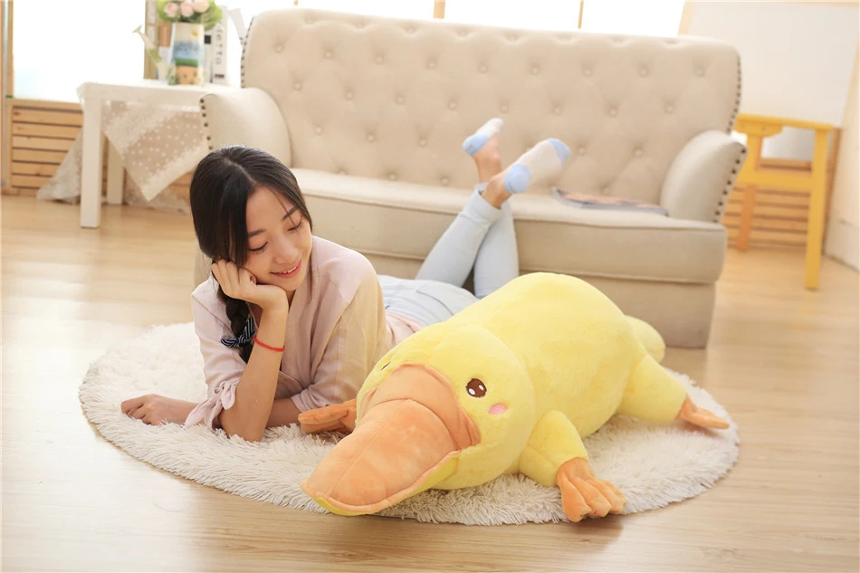 Almofada de pelúcia grande Platypus para dormir de bruços. Conforto e suporte excepcionais para uma postura ideal e alívio da pressão. — foto 14